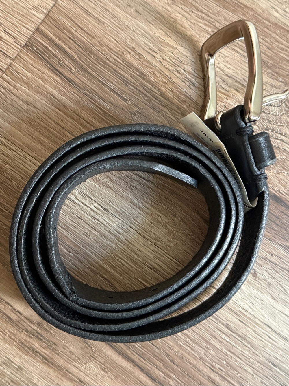Fossil Joe Black Genuine Leather Belt Men’s 42